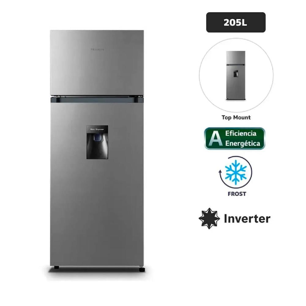Refrigeradora 205L Hisense Top Mount RD267H GRIS