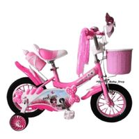 Bicicleta Campera Aro 16 para Niñas -MINNIE- Rosa Pastel MINNIE-001