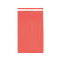 Bolsa para Envíos  y Courier 20x30 cm Pack 100 Unidades Polietileno con Cierre Adhesivo Rojo