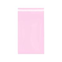 Bolsa para Envíos  y Courier 35x50 cm Pack 100 Unidades Polietileno con Cierre Adhesivo  Rosado