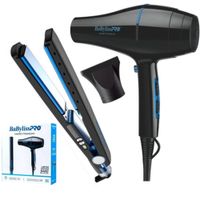 Combo Babylisspro Plancha Alisadora y Secadora Nano Black