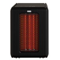 Estufa Infrarroja KENDAL Golden Tube  Cobertura 65m2-  Potencia 2000W Negra