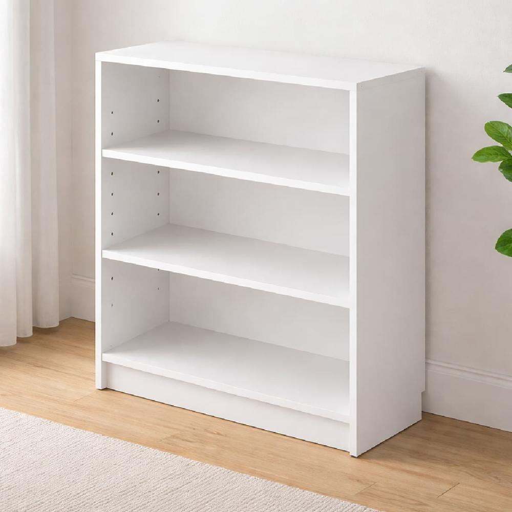 Repisa De 3 Niveles Multiusos Melamina Blanca - Muebleo.pe