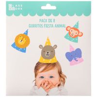 Pack de 8 Gorritos Fiesta Animal CLASS&WORK