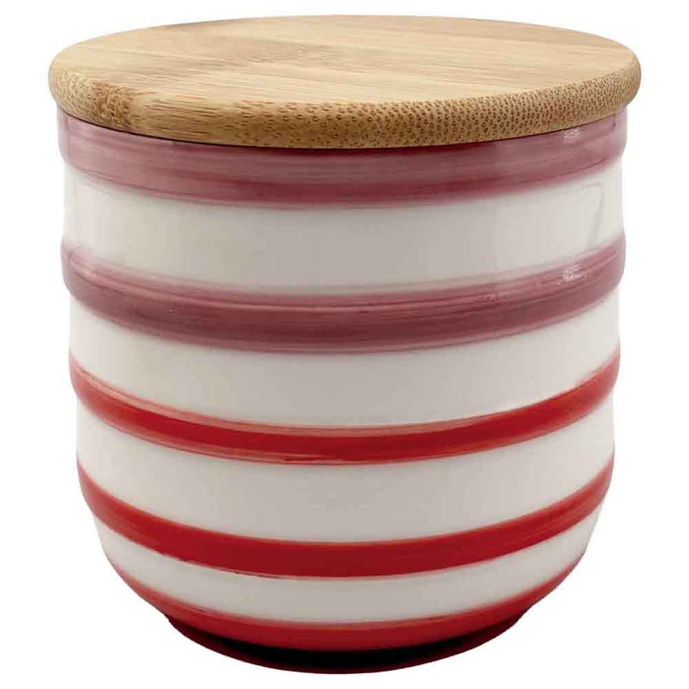 Caníster DECO HOME Rayas Rosado Pequeño