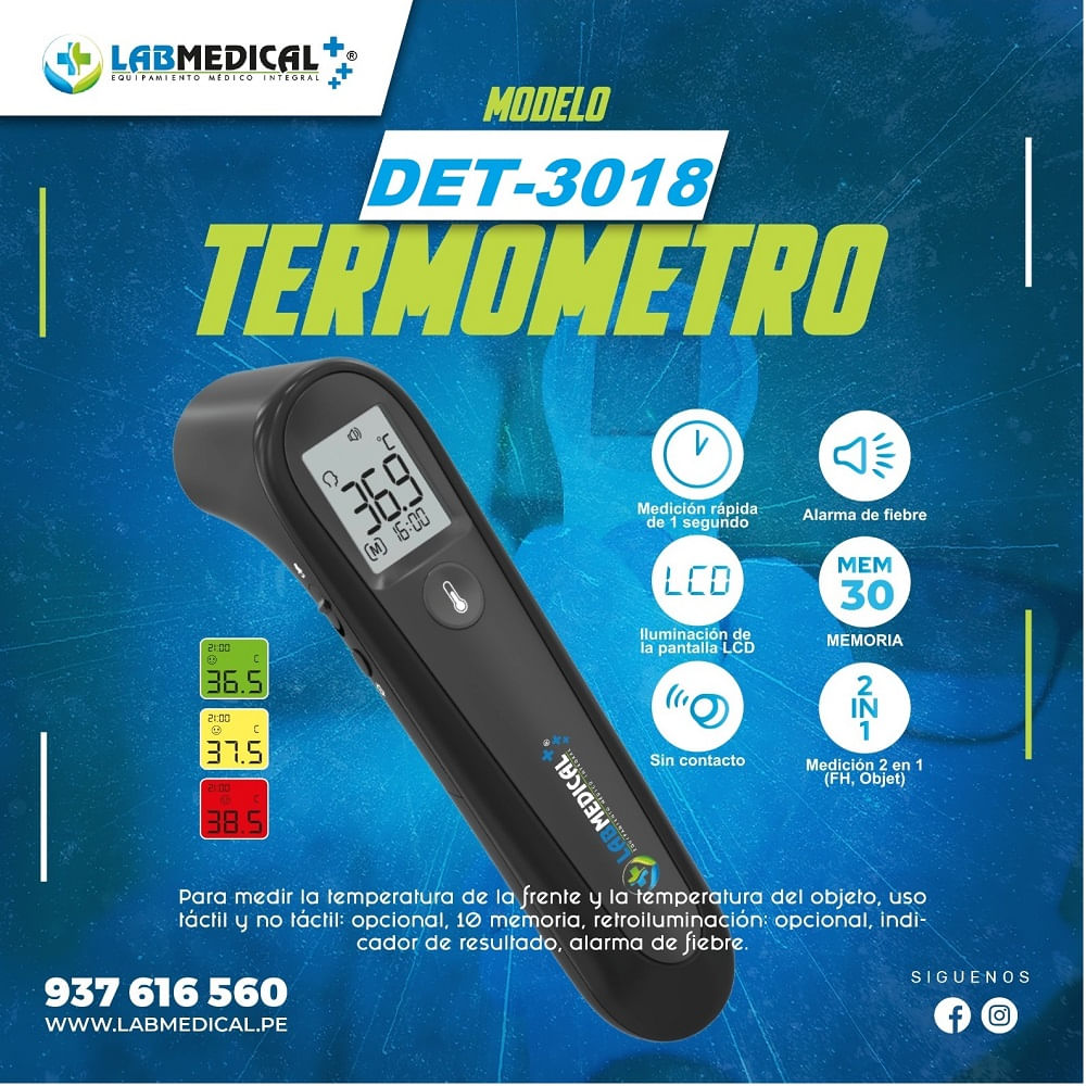 TERMOMETRO DIGITAL DET-3018
