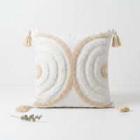 Cojín Decorativo Estilo Bohemio Eclipse Mostaza 45x45