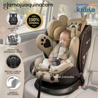 Silla de Auto para bebés Kidilo COCO Giratoria 360 Beige