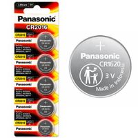 PILAS CR2016 3V LITIO X 5 UNIDADES PANASONIC