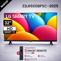 Televisor LG Smart TV 32 HD 32LR600BPSC con webOS y AI ThinQ con Control Magic