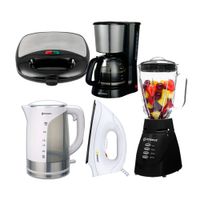 Combo Licuadora Imaco Sandwich G Hervidor 2.5lt Cafetera Plancha