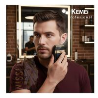 AFEITADORA PARA HOMBRE SHAVER PROFESIONAL KEMEI RECARGABLE