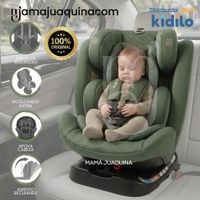 Silla de Auto para bebés Kidilo MOSHI Edición Limitada Green