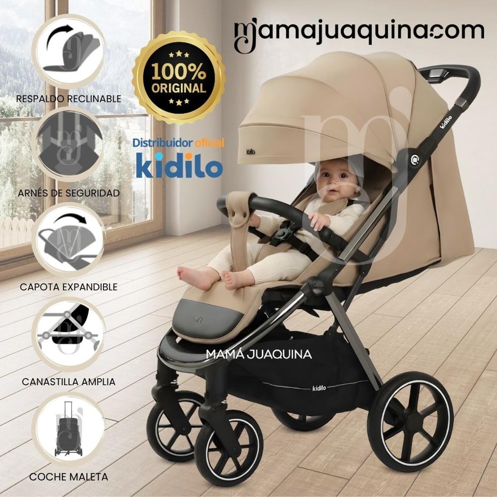 Coche Maleta de Paseo Kidilo SKY DO Edición Exclusiva Beige