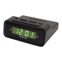 Radio Reloj Despertador con Alarma Dual Philco PAR1006 - Negro