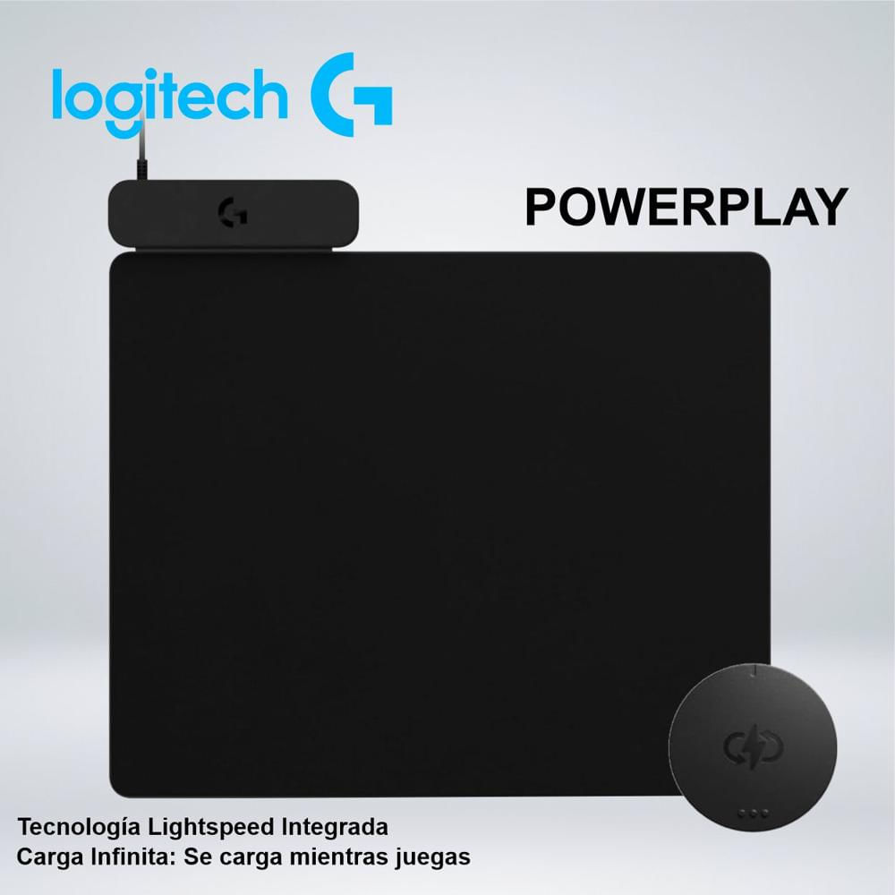 PAD MOUSE LOGITECH POWERPLAY 2 CARGA WIRELESS USB LIGHTSPEED ULTRAFINA