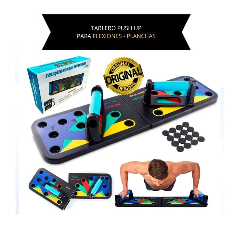 TABLERO PUSH UP PARA FLEXIONES ABDOMINALES