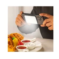 LUZ LED MAGNETICA RGB PARA CELULAR RECARGABLE PROFESIONAL PARA Selfies Videos y Streaming