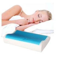 Almohada con gel ergonómica ortopédica viscoelástica