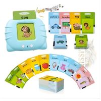 LECTOR DE TARJETAS EDUCATIVAS RECARGABLE BILINGUE ESPAÑOL-INGLES
