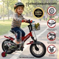 Bicicleta para Niño Aro 12 PHILLIPS KIDS con Canasta Red