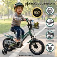 Bicicleta para Niño Aro 12 PHILLIPS KIDS con Canasta Green