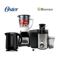 Tri Combo OSTER Extractor 500W - Licuadora BLSTKAG - Hervidor