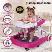 Andador con Tablero Didáctico HANZEL Edición Exclusiva Pink