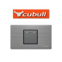 CAJA DE 10 INTERRUPTOR SIMPLE EMPOTRABLE PLATEADO