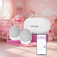 Extractor De Leche Manos Libres Momcozy Flow M9 Con App