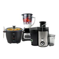 Tri Combo Extractor 500W - Licuadora BLSTKAG 1.5 L - Olla Arrocera