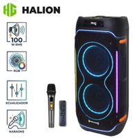 Parlante Torre Halion HA-844 Mambo 02 Boufer 8"" USB BT TWS 01 MICRÓFONO