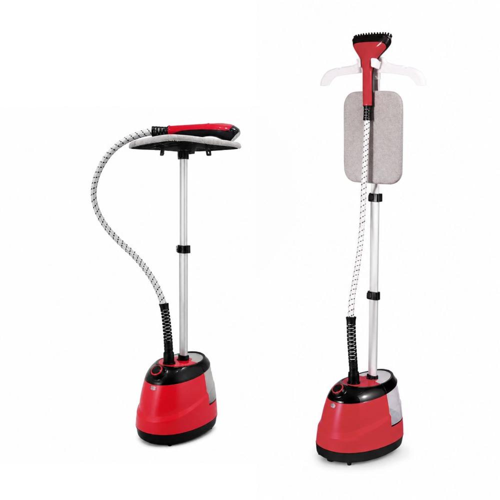 Plancha de Vapor para Ropa Base de Planchado Vertical y Horizontal 2000W -  Roja
