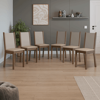 Set de 6 Sillas de Comedor 4291