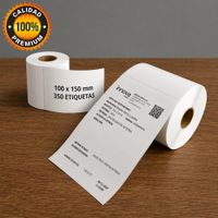 Rollo 350 Etiquetas Termicas Adhesivas 100x150mm  Calidad PREMIUM