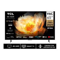 Televisor TCL 65V6C 65 Pulg. LED 4K UHD Smart TV Google TV