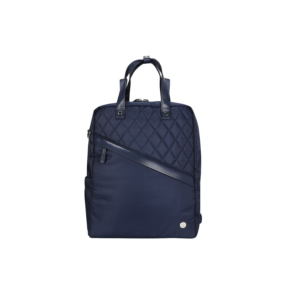 Mochila Teros Roseann II TE-9051BL para Notebooks de hasta 14.1 Pulg Color Azul