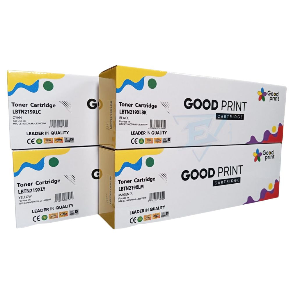 Toner Compatible Brother TN-219XL Juego completo Negro y Colores