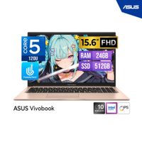 LAPTOP ASUS VIVOBOOK X1504VA 15.6 TOUCH INTEL CORE 5-120U 24GB 512GB SSD FreeDOS