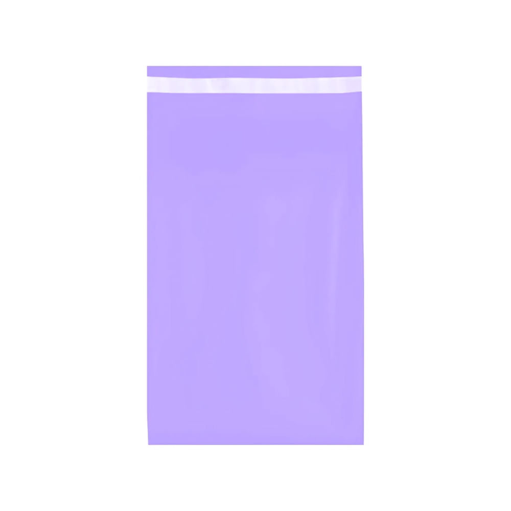 Bolsa para Envíos  y Courier 25x38 cm Pack 100 Unidades Polietileno con Cierre Adhesivo Lila