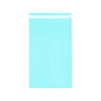 Bolsa para Envíos  y Courier 25x38 cm Pack 100 Unidades Polietileno con Cierre Adhesivo Celeste