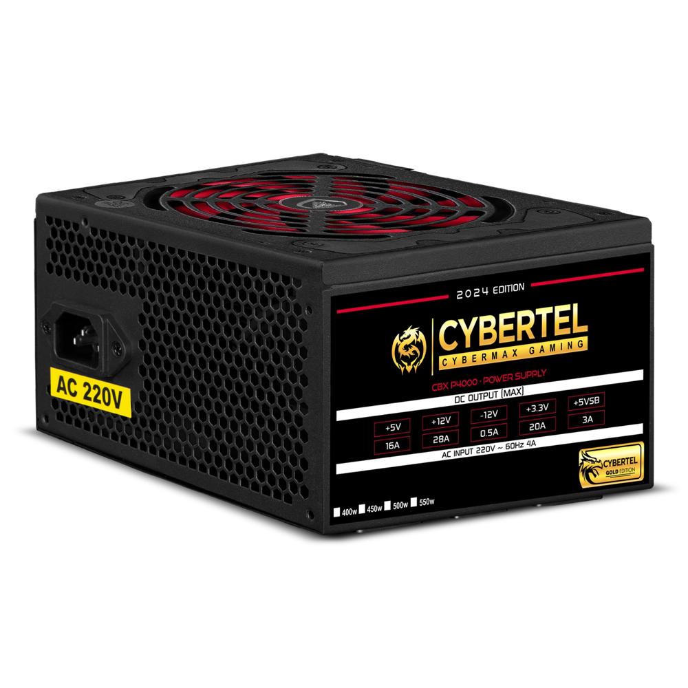 FUENTE DE PODER 400W REAL CYBERMAX GAMING