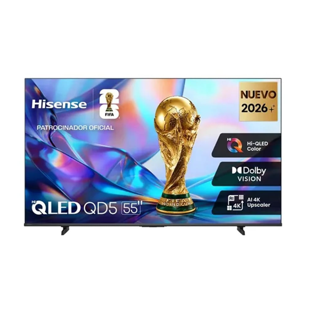 Televisor Hisense 55 "" 55QD5SV 2026 QLED 4k (3840 × 2160) VIDAA Negro