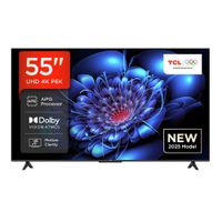 Televisor TCL 55"" 55p6k 4K UHD Google TV 2025 LED 3840 × 2160 Google TV Negro