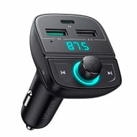 Cargador de Auto UGREEN Bluetooth CD229 Negro - Carga Rápida PD y QC 3.0
