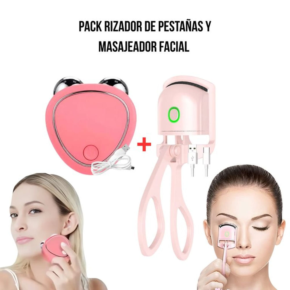 Pack Belleza Radiante Rizador de Pestañas + Masajeador Facial