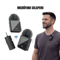 Micrófono Solapero 3 en 1 Para Grabación, Creadores de Contenido y Más  F11-2