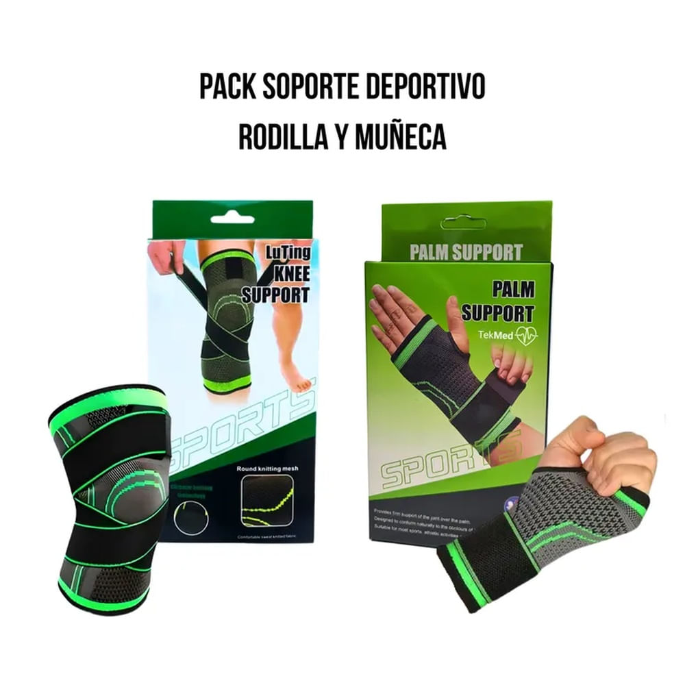 Pack Soporte Deportivo Rodilla + Muñeca