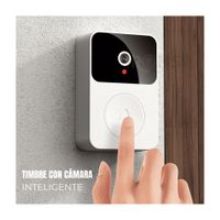 Timbre Inteligente Con Cámara WiFi 180° Con Visión Nocturna Audio Bidireccional