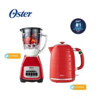 Combo Oster Licuadora BLSTKA GRPB 1.5 Lt - Hervidor BVSTKT4177R 1.7 Litros
